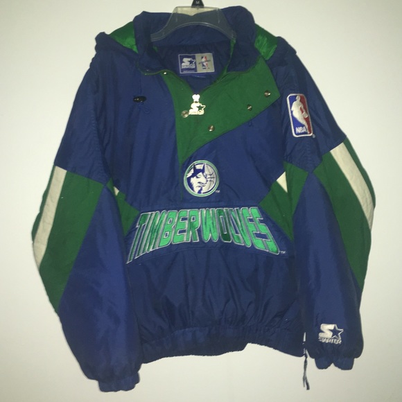 90's MN T-WOLVES STARTER JACKET - Picture 8 of 8